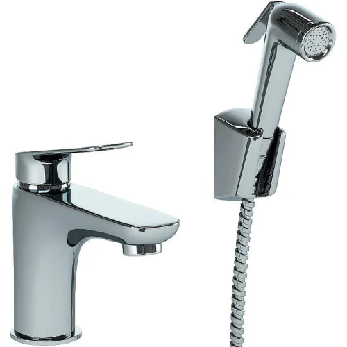 Смеситель для раковины Paini Laguna LACR205/574 с гигиеническим душем Хром