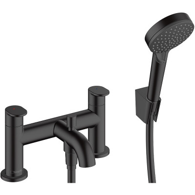 Смеситель на борт ванны Hansgrohe Vernis Blend 71461670 Черный матовый латунь