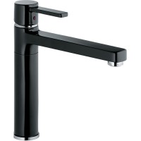 Смеситель для кухни Kludi Zenta 389738675 Черный Хром латунь