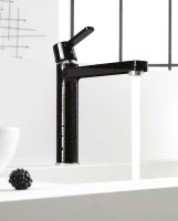 Смеситель для кухни Kludi Zenta 389738675 Черный Хром латунь