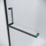 Душевой уголок Grossman Pragma 110x100 L 120.K33.03.1110.21.02 профиль Черный матовый стекло шиншилла