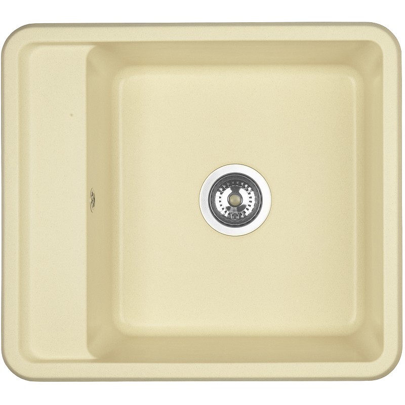 Кухонная мойка Aquaton Беллис 57 1A724932BS290 Шампань искусственный камень (литьевой мрамор) встраиваемый