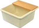 Кухонная мойка Aquaton Беллис 57 1A724932BS290 Шампань искусственный камень (литьевой мрамор) встраиваемый