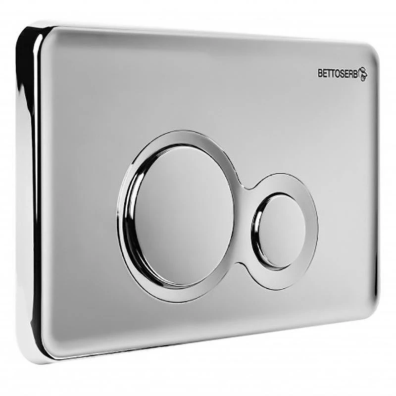 Инсталляция Bettoserb Sava Free Standing SFS40006463 для унитаза с клавишей смыва Хром матовый Хром глянец