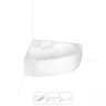 Акриловая ванна Lavinia Boho Bell Pro 160х105 L S2-3702160L цвет Белый глянцевый с каркасом и панелью