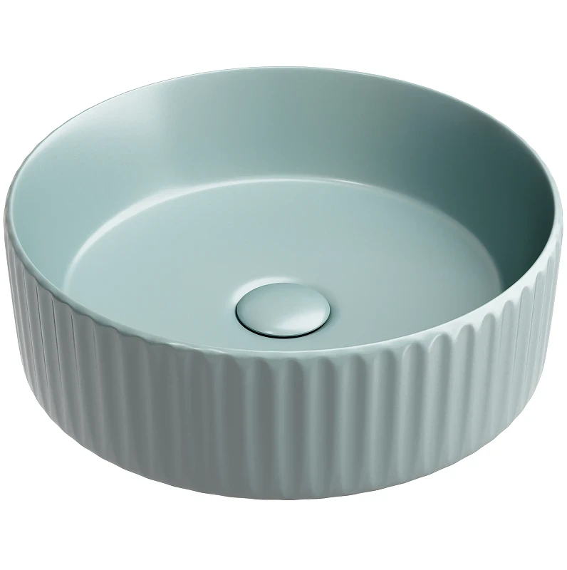 Раковина-чаша Ceramicanova Element 36 CN6057MLG Зеленая матовая фарфор накладная