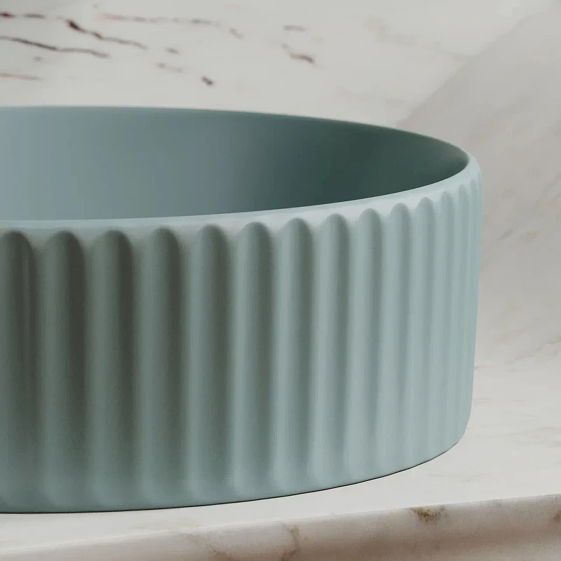 Раковина-чаша Ceramicanova Element 36 CN6057MLG Зеленая матовая фарфор накладная