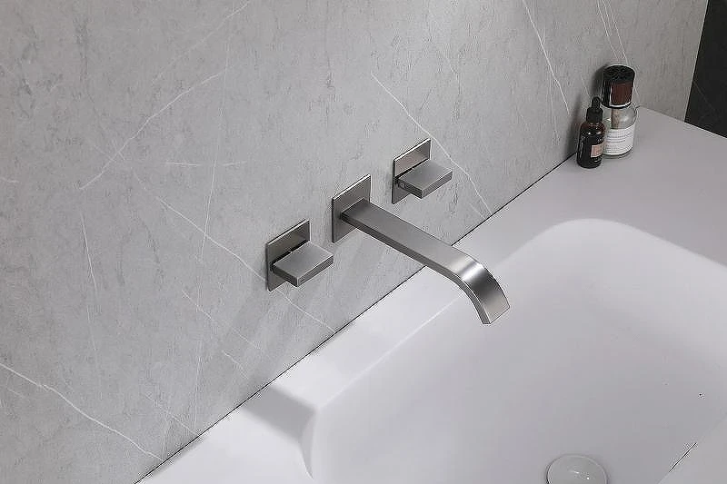 Смеситель для раковины Abber Wasserfall AF8612NG Никель