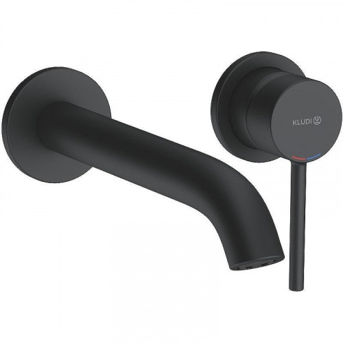 Смеситель для раковины Kludi Bozz 382453976S Черный матовый