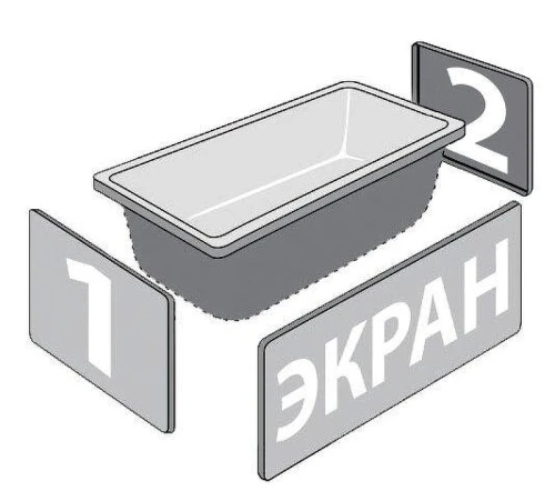 Акриловая ванна Triton Цезарь 180х80 Н0000099993 цвет Белый