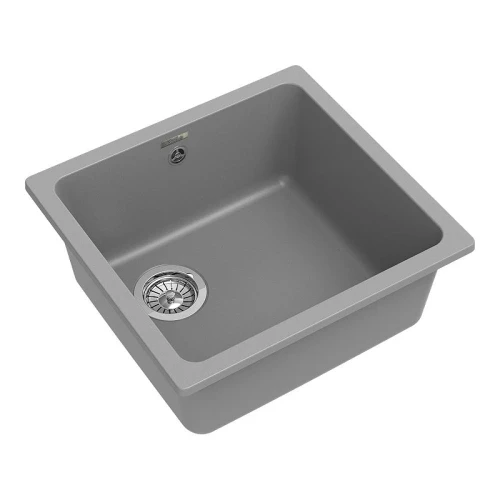 Кухонная мойка Rivelato Berkana BK-45 grigio metallizzato цвет Серый металлик