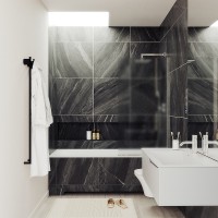 Шторка на ванну Maybah Glass MGV-95-5у 900x1400 в узком профиле Хром матовый стекло сатиновое