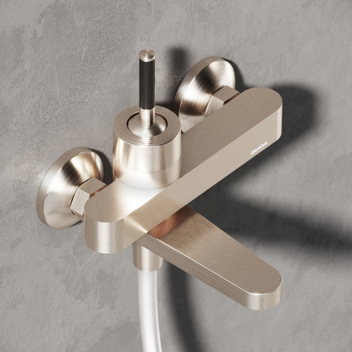 Смеситель для ванны Damixa Arc 291000200 Никель латунь на стену