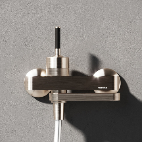 Смеситель для ванны Damixa Arc 291000200 Никель латунь на стену