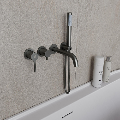 Смеситель для ванны Oliveeka Y OL-889017-BG цвет Золото матовое