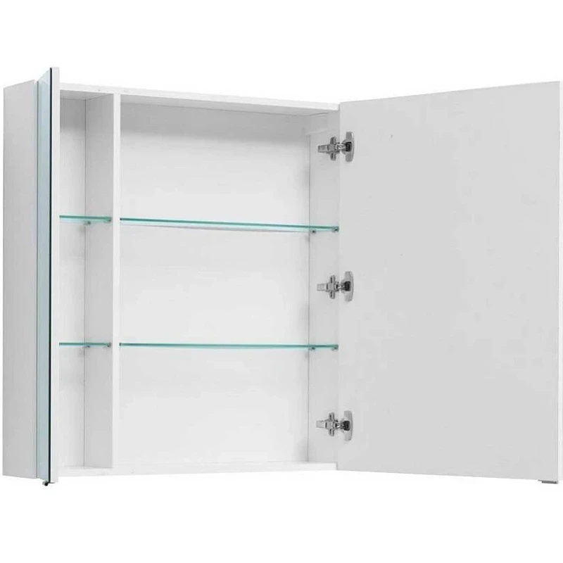 Зеркальный шкаф Aquanet Алвита 80 R 235342 Белый МДФ / ЛДСП, стекло