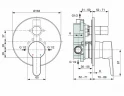 Смеситель для душа Ideal Standard Sesia A6945AA Хром латунь встраиваемый