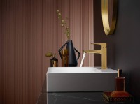 Смеситель для раковины Hansgrohe Metropol 32507990 Полированное золото латунь
