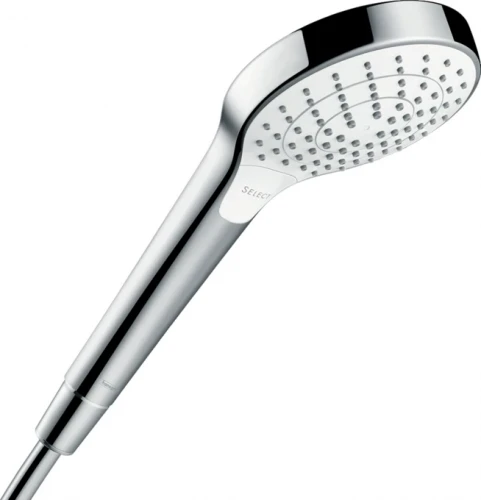 Душевая система Hansgrohe Croma Select E 27352400 с термостатом Хром Белая латунь на стену