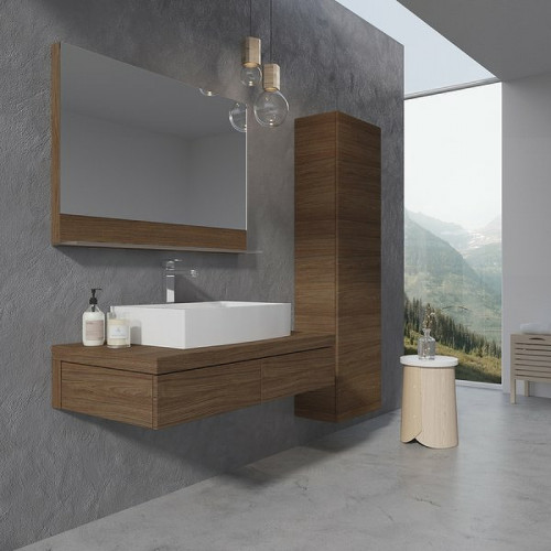 Тумба под раковину Ravak SD Formy 100 X000001036 подвесная Орех МДФ / ЛДСП