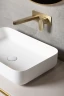 Раковина-чаша Boheme Corian Slim 60 879-60-MW Белая матовая искусственный камень (литьевой мрамор) накладная