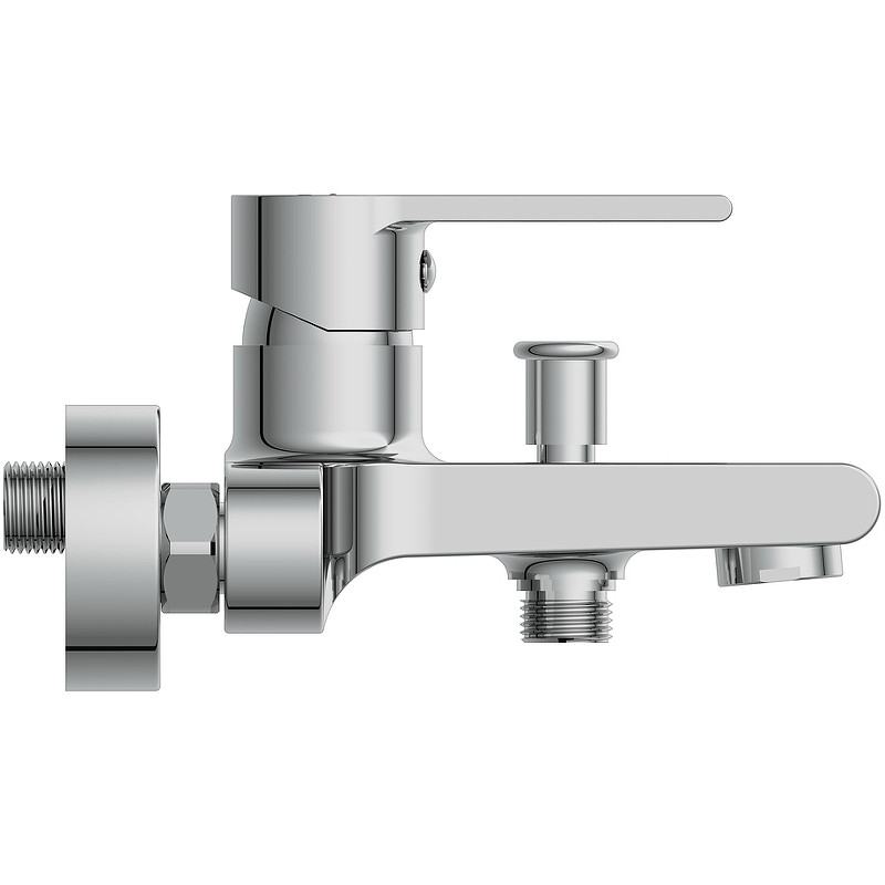 Смеситель для ванны Cersanit Brasko 64513 Хром латунь на стену