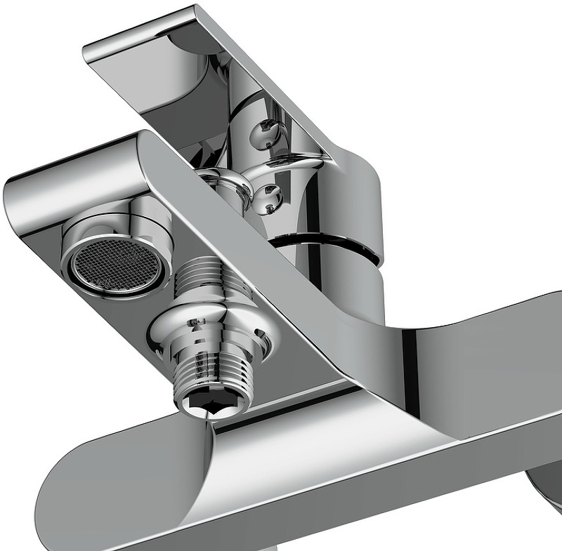 Смеситель для ванны Cersanit Brasko 64513 Хром латунь на стену