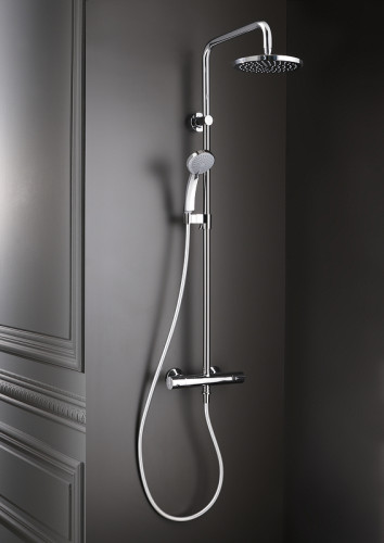 Душевая система Jacob Delafon July E45716-CP Хром латунь на стену