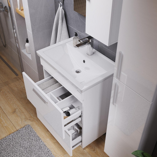 Тумба под раковину Grossman Нео 60 106028 цвет Белый