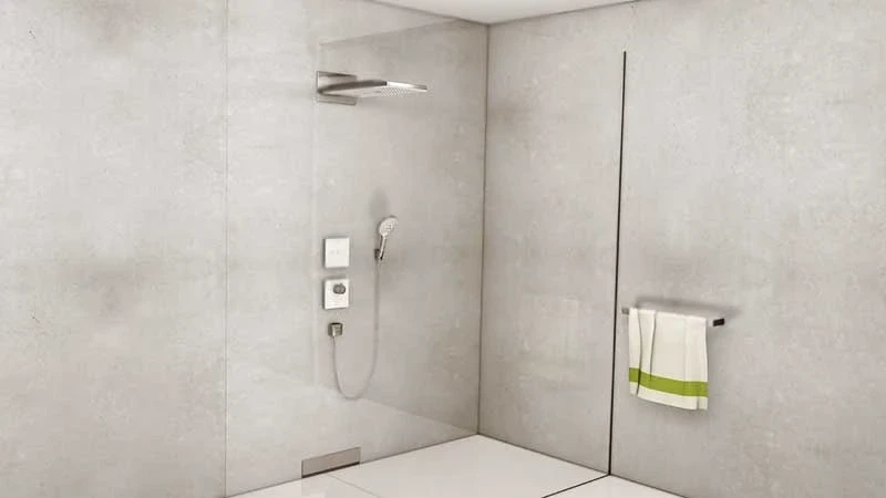 Верхний душ Hansgrohe Rainmaker Select 580 3jet 24001400 Хром Белый пластик на стену