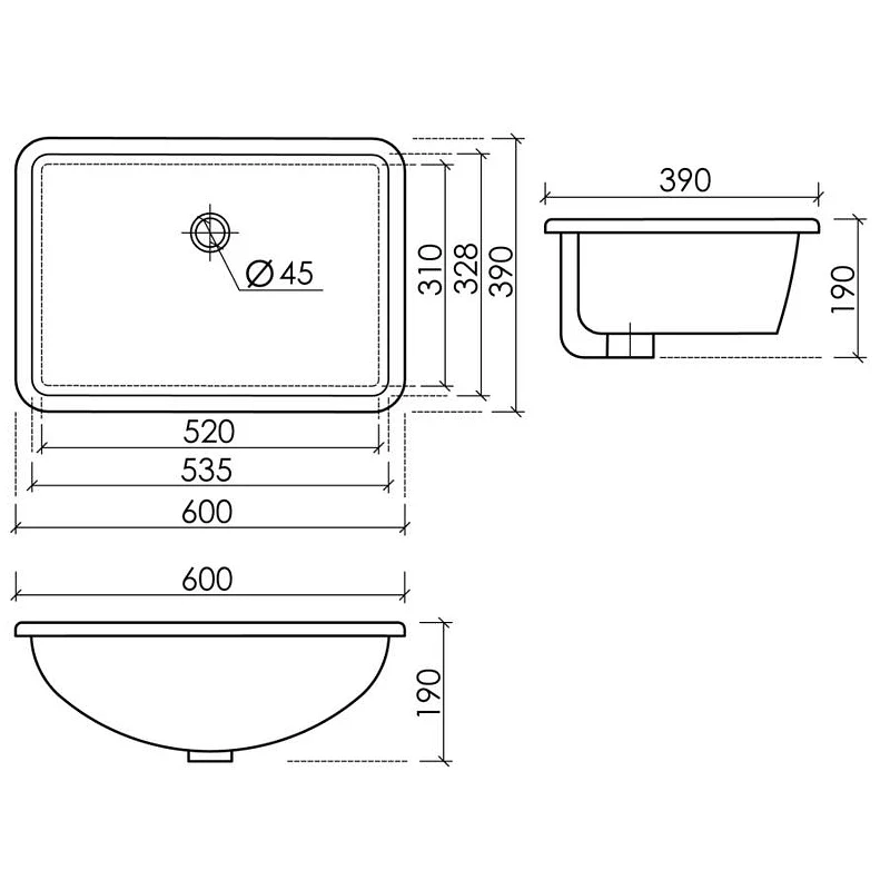 Смеситель для раковины Ceramicanova Era 60 CN6082 Белая