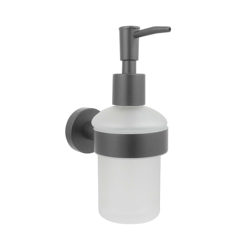 Дозатор для жидкого мыла Aquatek Вега AQ4005BGM цвет Оружейная сталь