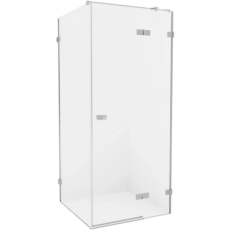 Душевой уголок New Trendy Avexa Chrome 100х80 R EXK-1482 профиль Хром стекло прозрачное