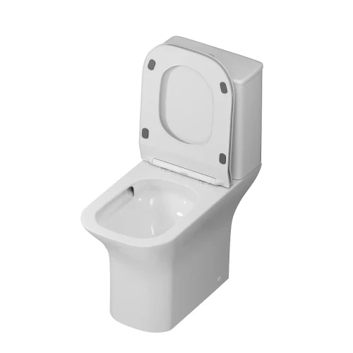 Унитаз компакт Grossman Classic GR-4464SQ цвет Белый глянцевый с бачком и сиденьем
