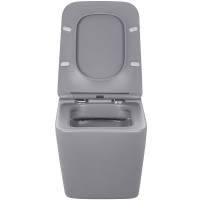 Унитаз Vincea Q-Line VT1-12MG подвесной Серый матовый с сиденьем Микролифт фарфор подвесной