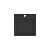 Кухонная мойка Lemark Janga 490 9932108 цвет Черный матовый