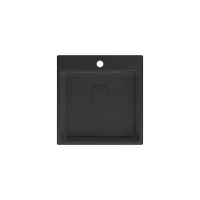 Кухонная мойка Lemark Janga 490 9932108 цвет Черный матовый