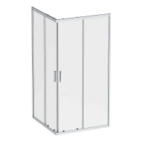 Душевой уголок AM.PM Gem 100х100 W90G-403-100100-MT профиль Хром матовый стекло прозрачное