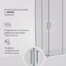 Душевой уголок AM.PM Gem 100х100 W90G-403-100100-MT профиль Хром матовый стекло прозрачное