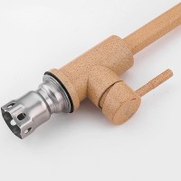 Смеситель для кухни Frap H899 F40899-3 Песочный нержавеющая сталь однорычажный