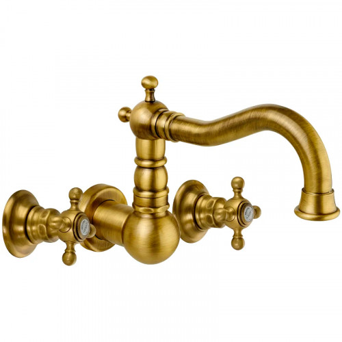 Смеситель для раковины Migliore Arcadia 18381 Бронза встраиваемый