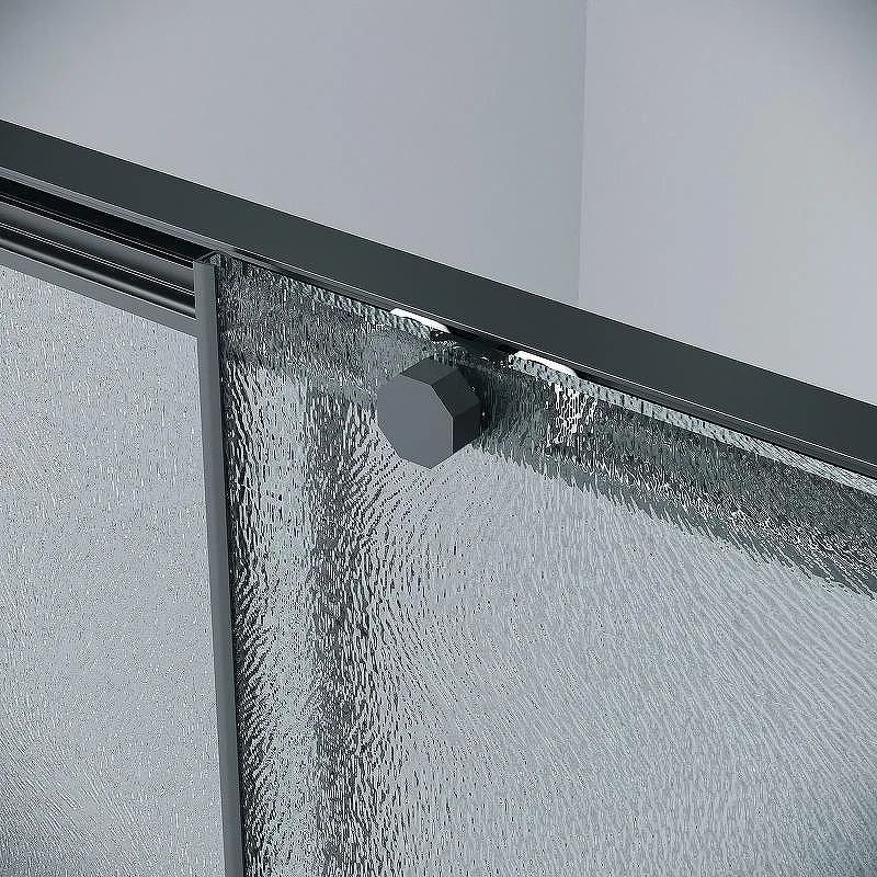 Душевой уголок Grossman Style 100х70 120.K33.05.1070.21.02 профиль Черный матовый стекло шиншилла