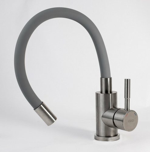 Смеситель для кухни ESKO Snake K44 G Нержавеющая сталь Серый нержавеющая сталь