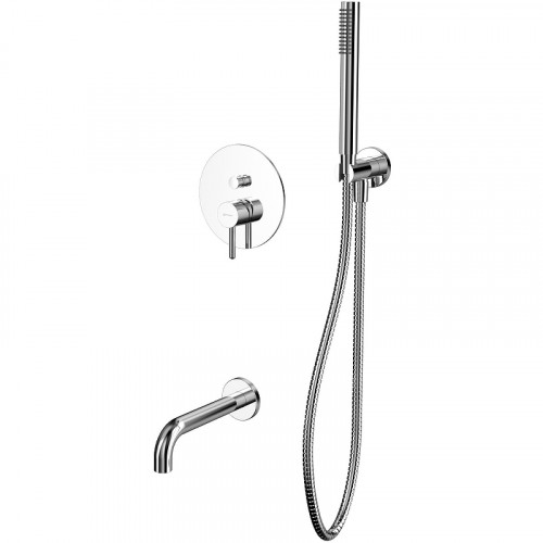 Смеситель для ванны Whitecross Y chrome YSET06CR Хром латунь встраиваемый