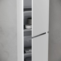 Шкаф пенал Sancos Urban 35 PUR35W подвесной Белый глянец МДФ / ЛДСП