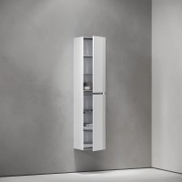 Шкаф пенал Sancos Urban 35 PUR35W подвесной Белый глянец МДФ / ЛДСП