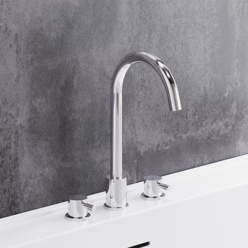 Смеситель для раковины Damixa Scandinavian Pure 360200000 Хром латунь