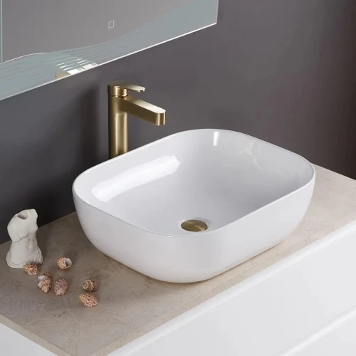 Раковина-чаша BelBagno 50 BB1302 Белая фаянс накладная