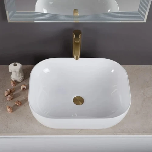 Раковина-чаша BelBagno 50 BB1302 Белая фаянс накладная