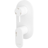 Смеситель для душа WasserKRAFT Mindel 8571 Белый матовый латунь встраиваемый